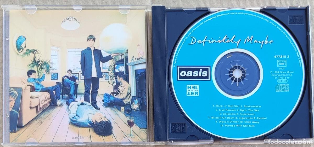 CDs de m&uacute;sica: OASIS - DEFINITELY MAYBE (CD) 1994 - 11 TEMAS - Foto 2
