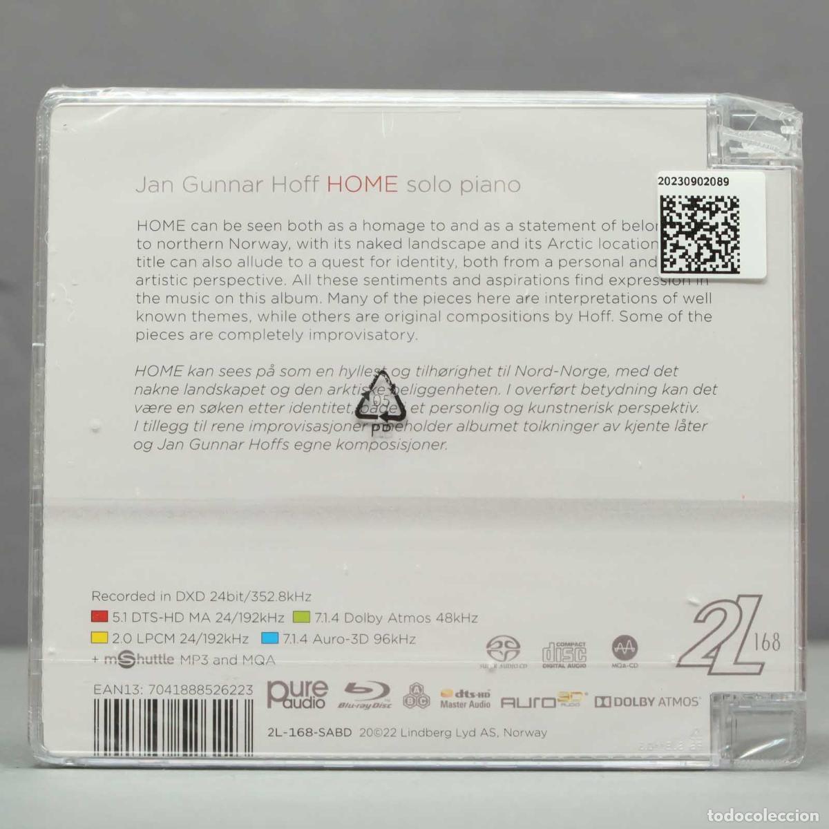 CDs de m&uacute;sica: CD. Jan Gunnar Hoff &ndash; Home . BLU-RAY. PRECINTADO - Foto 2