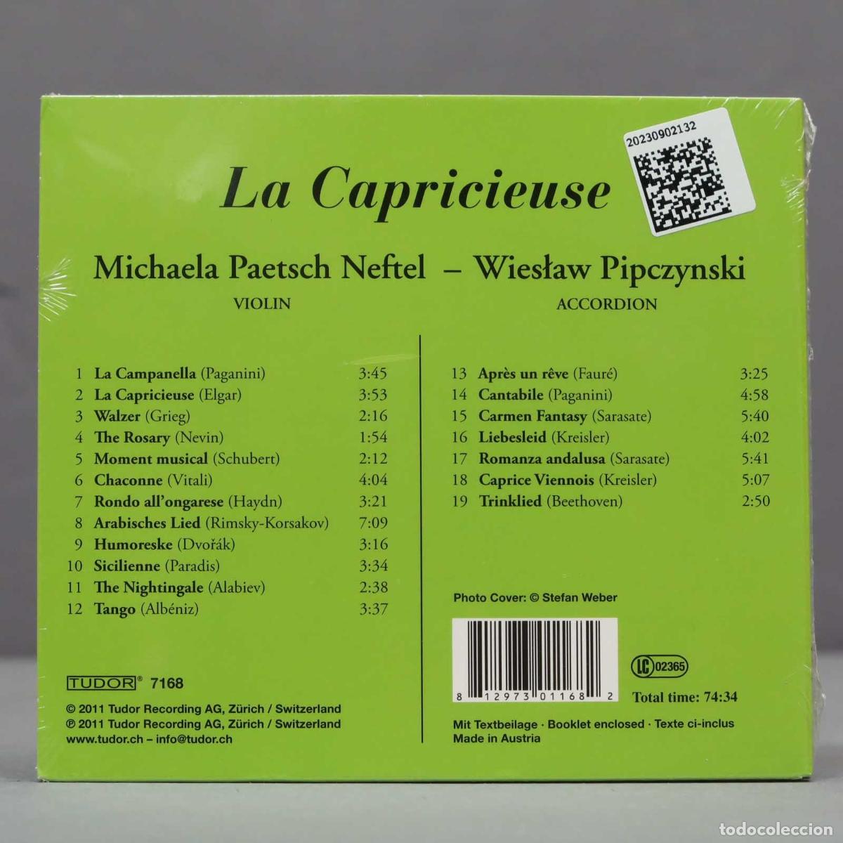CDs de m&uacute;sica: CD. Nicolo Paganini La Capricieuse .PRECINTADO - Foto 2