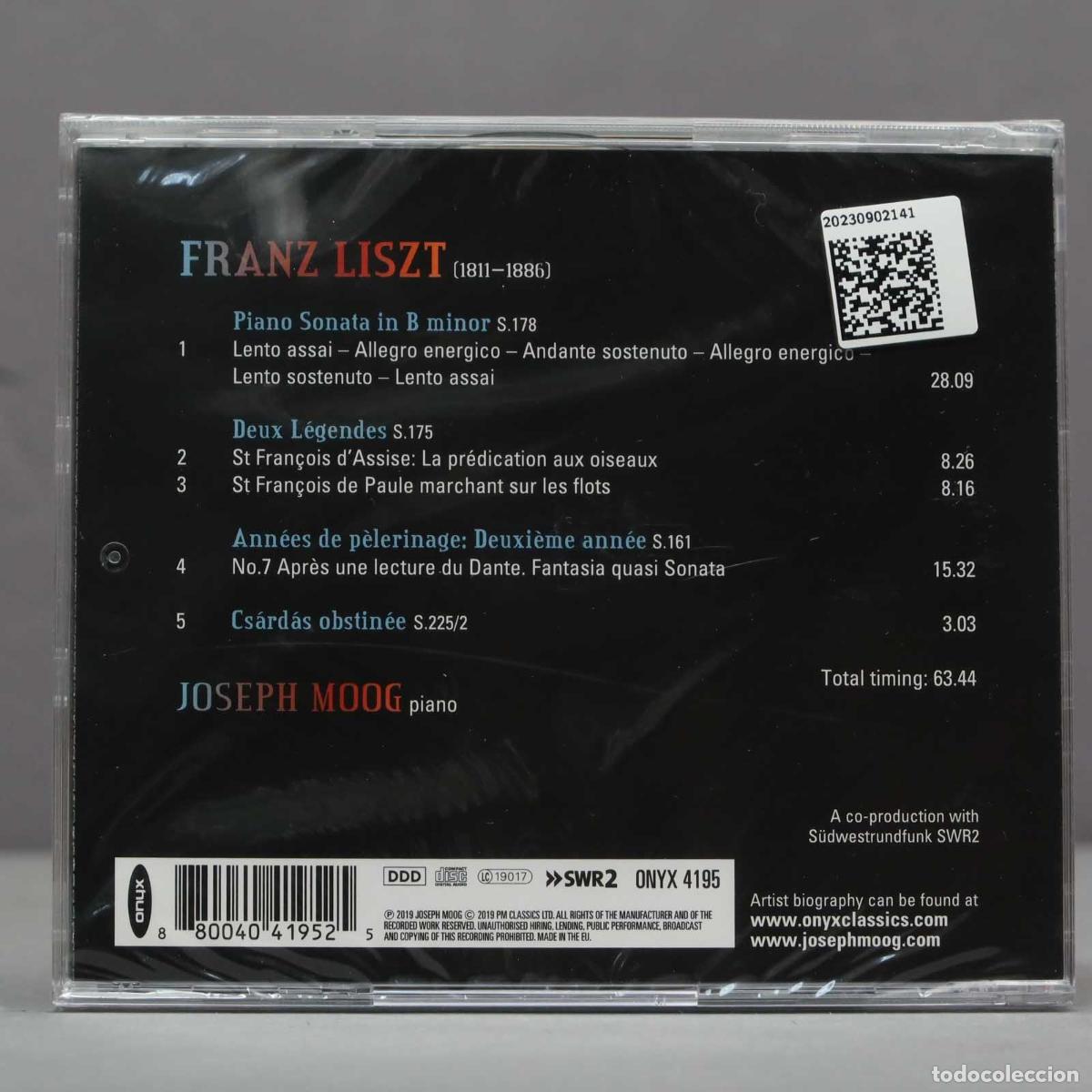 CDs de m&uacute;sica: CD. Joseph Moog - Liszt: Between Heaven And Hell .PRECINTADO - Foto 2