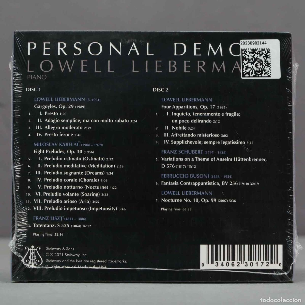 CDs de m&uacute;sica: CD. LIEBERMANN - PERSONAL DEMONS .PRECINTADO - Foto 2