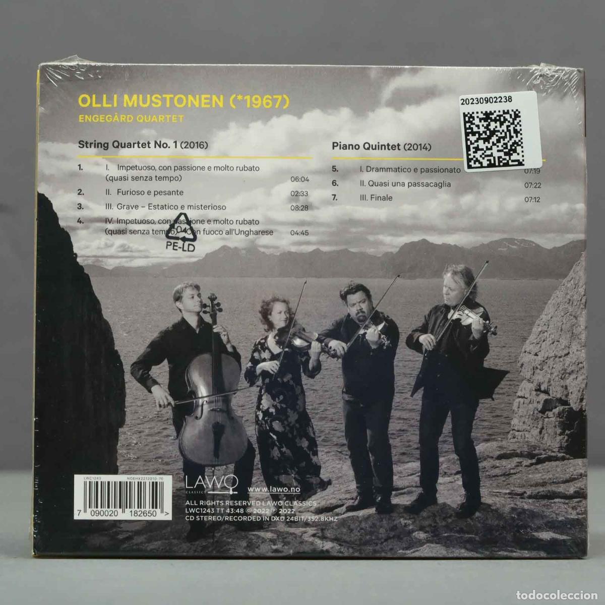 CDs de m&uacute;sica: CD. Engegard Quartet / M - String Quartet No 1 Piano Concerto .PRECINTADO - Foto 2
