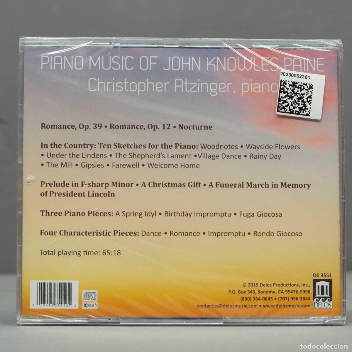 CDs de m&uacute;sica: CD. John Knowles - Piano Music .PRECINTADO - Foto 2
