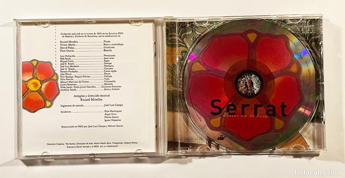 CDs de m&uacute;sica: SERRAT / VERSOS EN LA BOCA / CD 2002 RCA BMG / ESPA&Ntilde;A - Foto 3