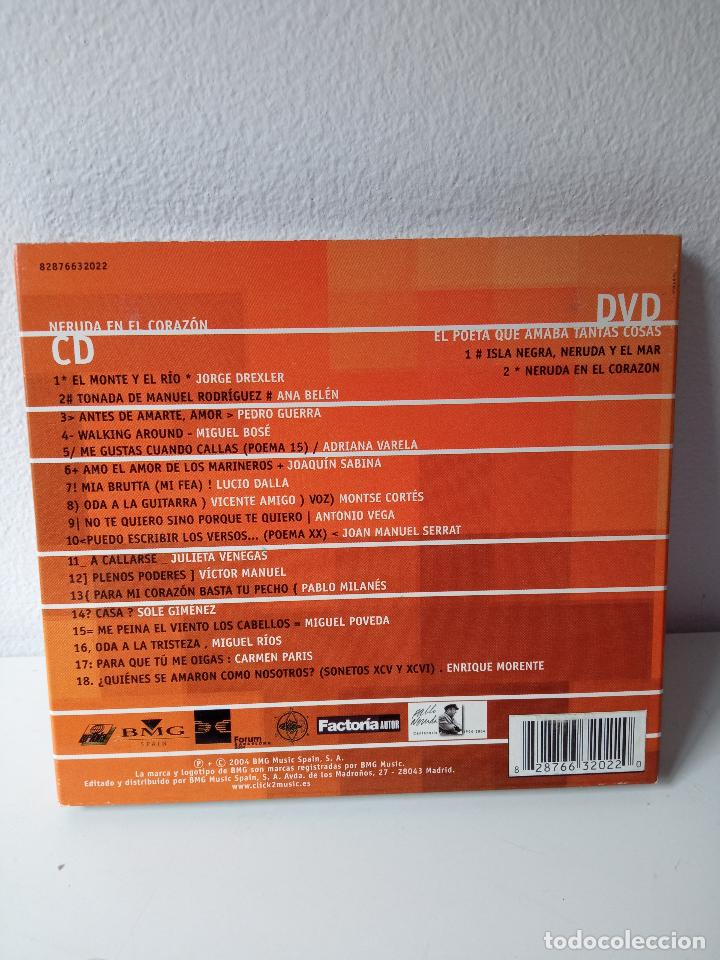 CDs de m&uacute;sica: Neruda En El Coraz&oacute;n - CD + DVD - Foto 2