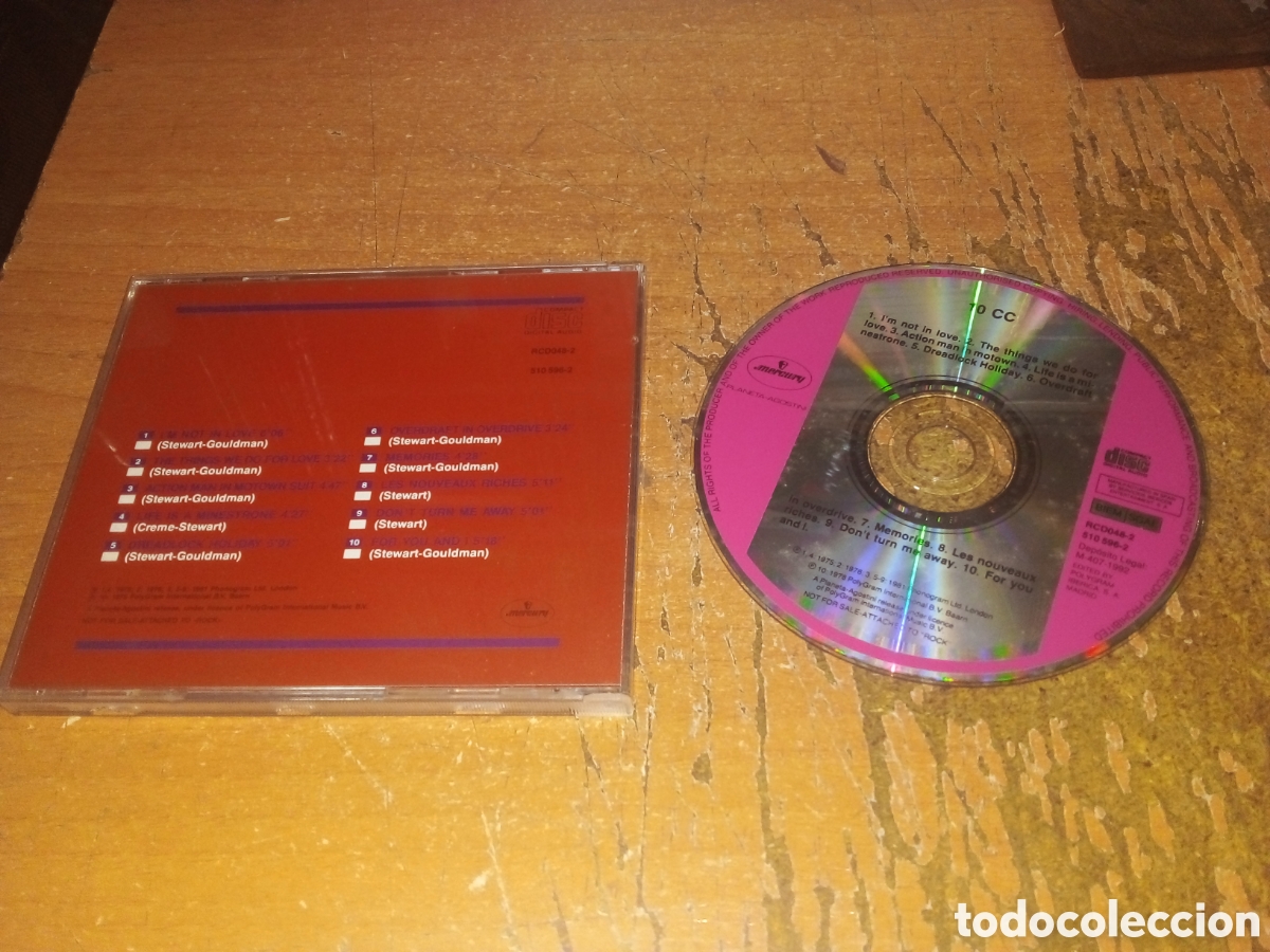 CDs de m&uacute;sica: 10CC - 10CC - SPAIN - MERCURY - L - - Foto 2
