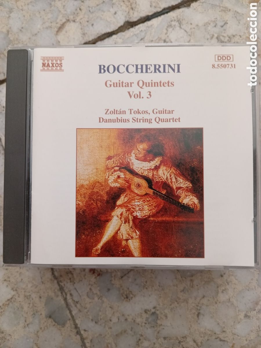 Music CDs: CD BOCCHERINI GUITAR QUINTETS VOL 3 ZOLTAN TOKOS DANUBIS STRING QUARTET