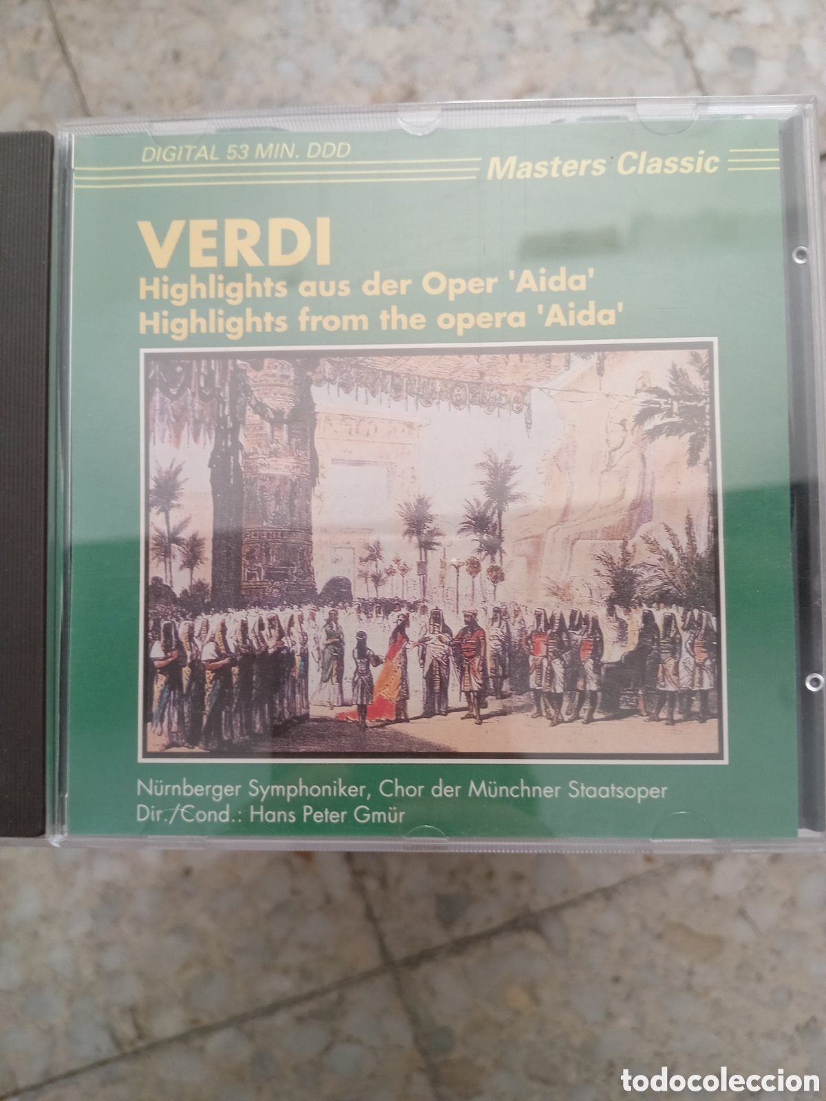 CDs de m&uacute;sica: CD VERDI HIGHLIGHTS AIDA HANS PETER GMUR - Foto 1