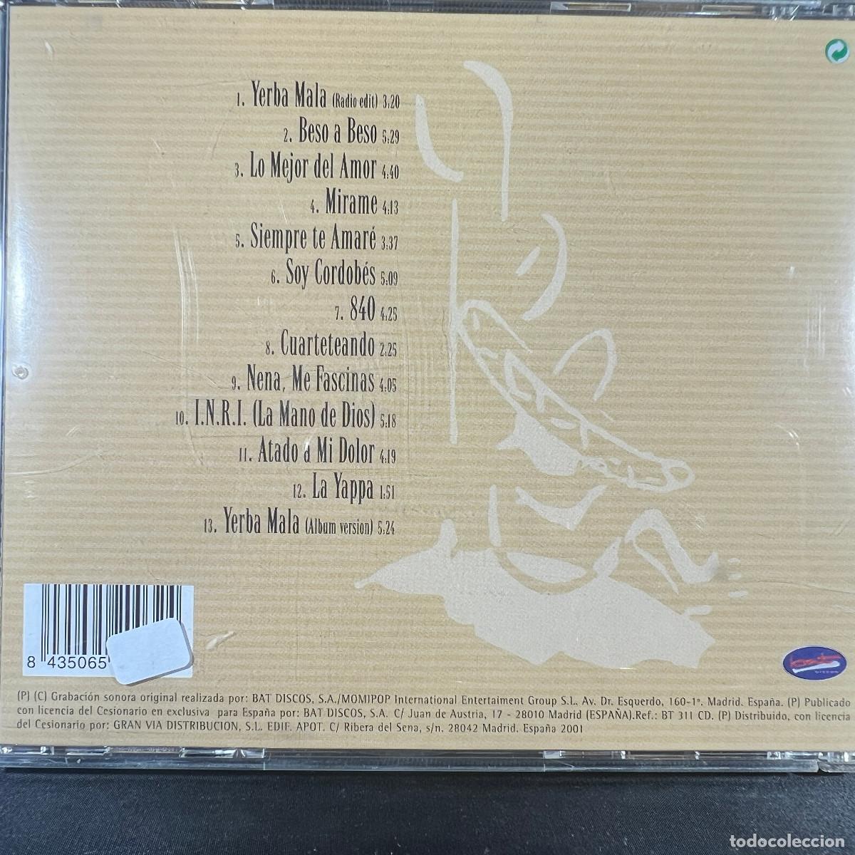 CDs de m&uacute;sica: LOS CHICANOS DEL SUR - YERBA MALA - CD - Foto 2