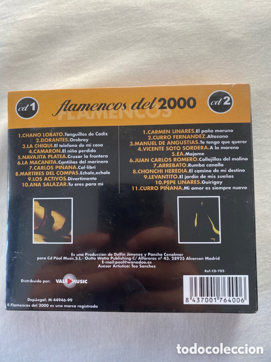 CDs de m&uacute;sica: Flamencos del 2000 ( precintado) - Foto 2