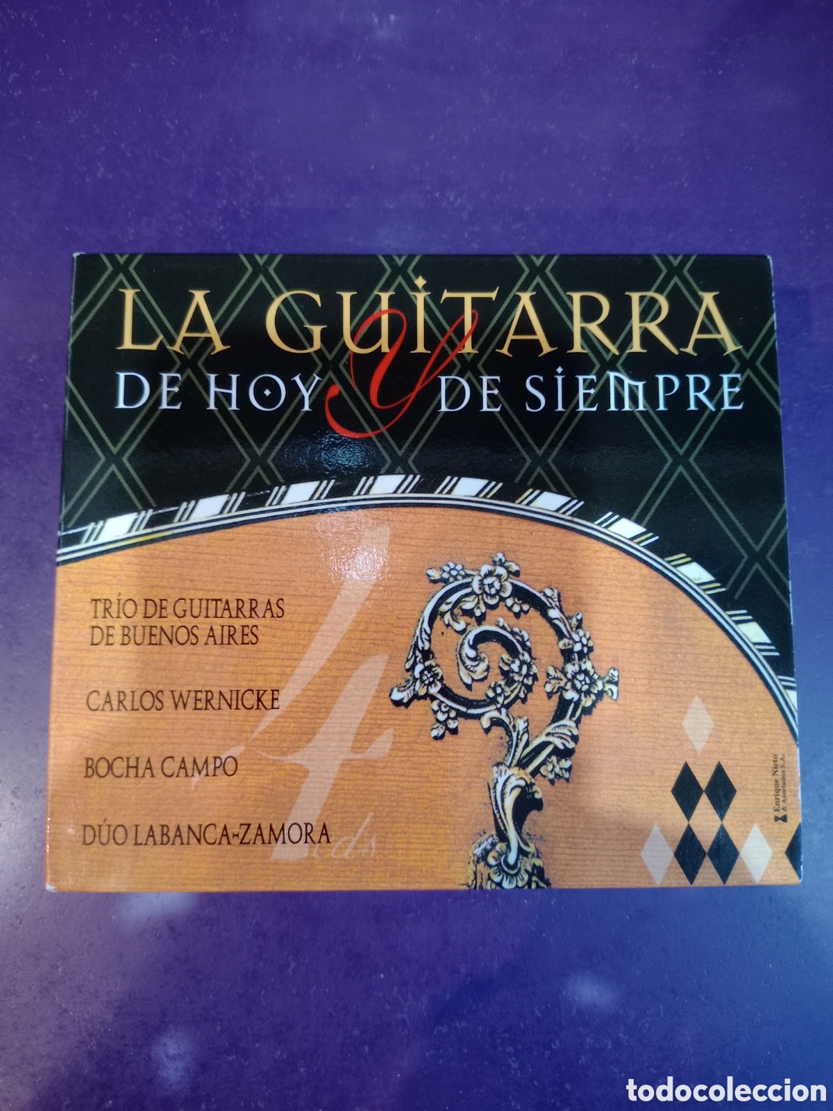 CDs de M&uacute;sica: guitarra de hoy siempre - CAJA 4 CD 2001 - TRIO GUITARRAS BUENOS AIRES, WERNICKE, BOCHA CAMPO, ETC