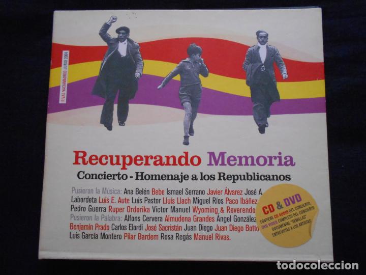 CD di Musica: CD + DVD RECUPERANDO MEMORIA - CONCIERTO HOMENAJE A LOS REPUBLICANOS