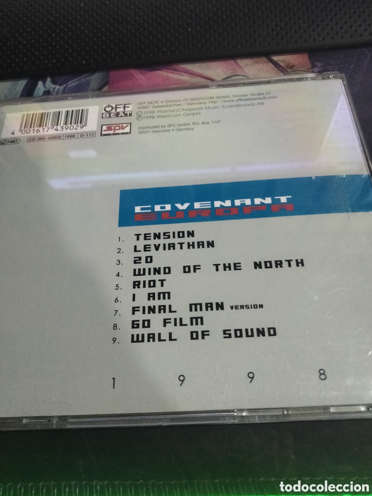 CDs de m&uacute;sica: Covenant europa ---5 - Foto 2
