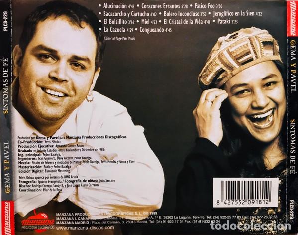 CDs de m&uacute;sica: Gema y Pavel - S&iacute;ntomas de F&eacute; - Foto 2