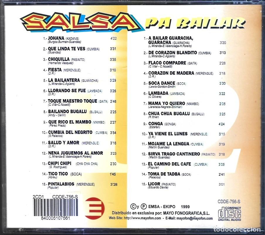 CDs de m&uacute;sica: SALSA PA BAILAR (2CD) - Foto 2