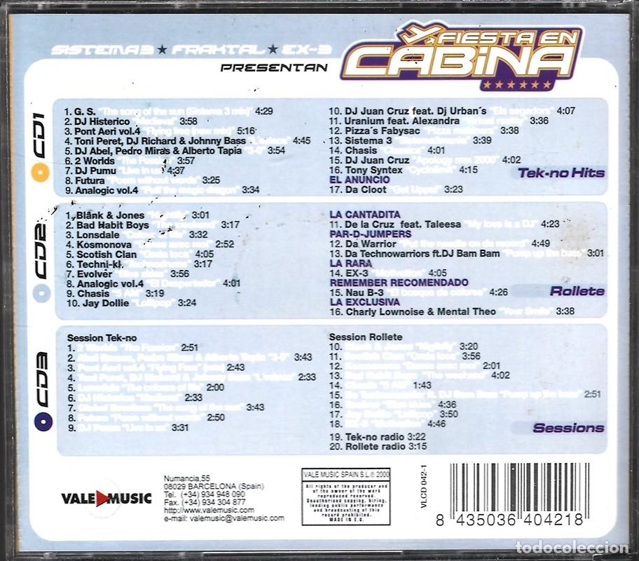 CDs de m&uacute;sica: FIESTA EN CABINA (3 CD) - Foto 2