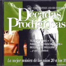 CDs de Música: DÉCADAS PRODIGIOSAS ¨LA MEJOR MÚSICA DE LOS AÑOS 20 A LOS 30¨ (CD)