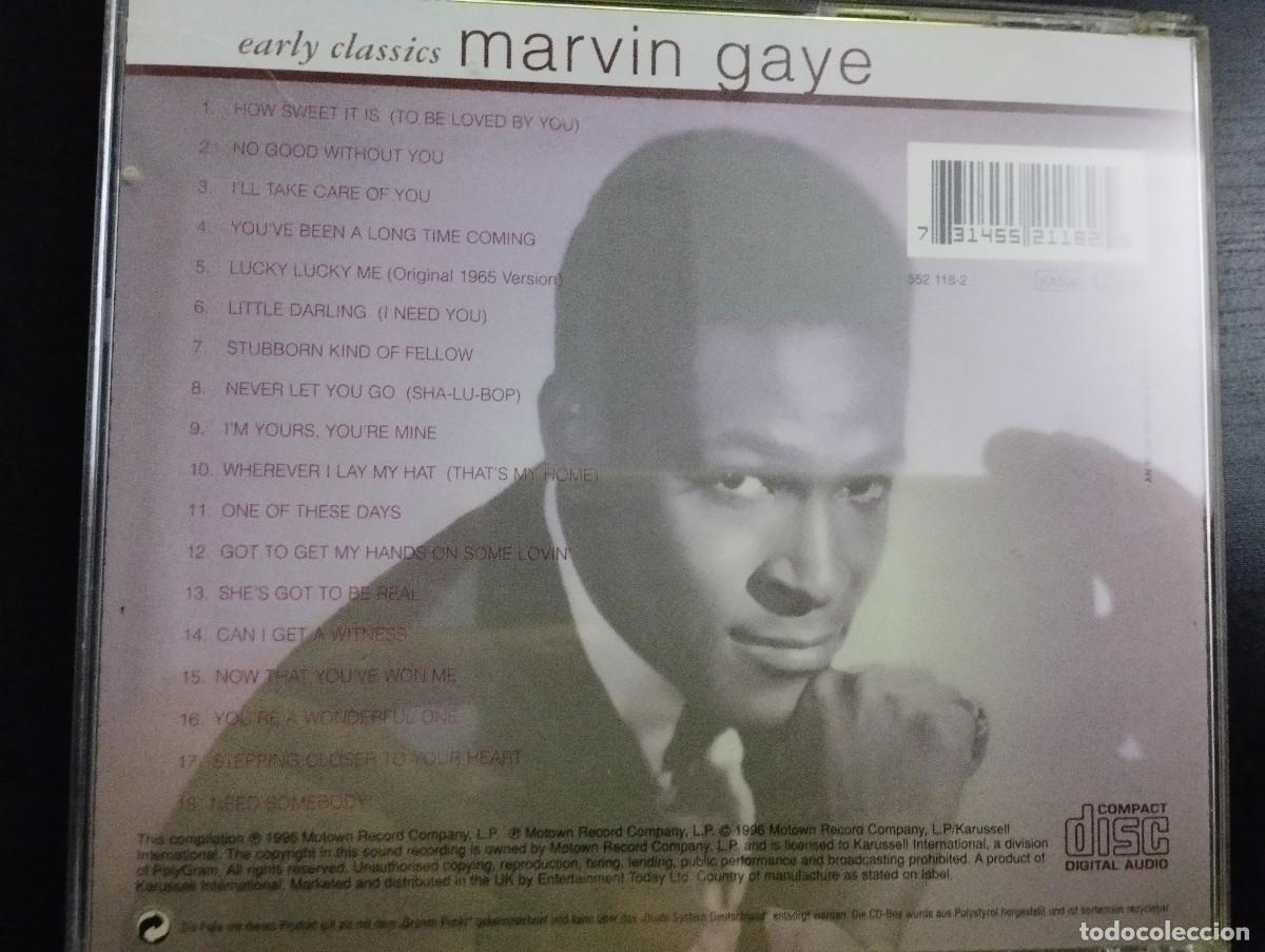 CDs de m&uacute;sica: MARVIN GAYE (EARLY CLASSICS) - Foto 2