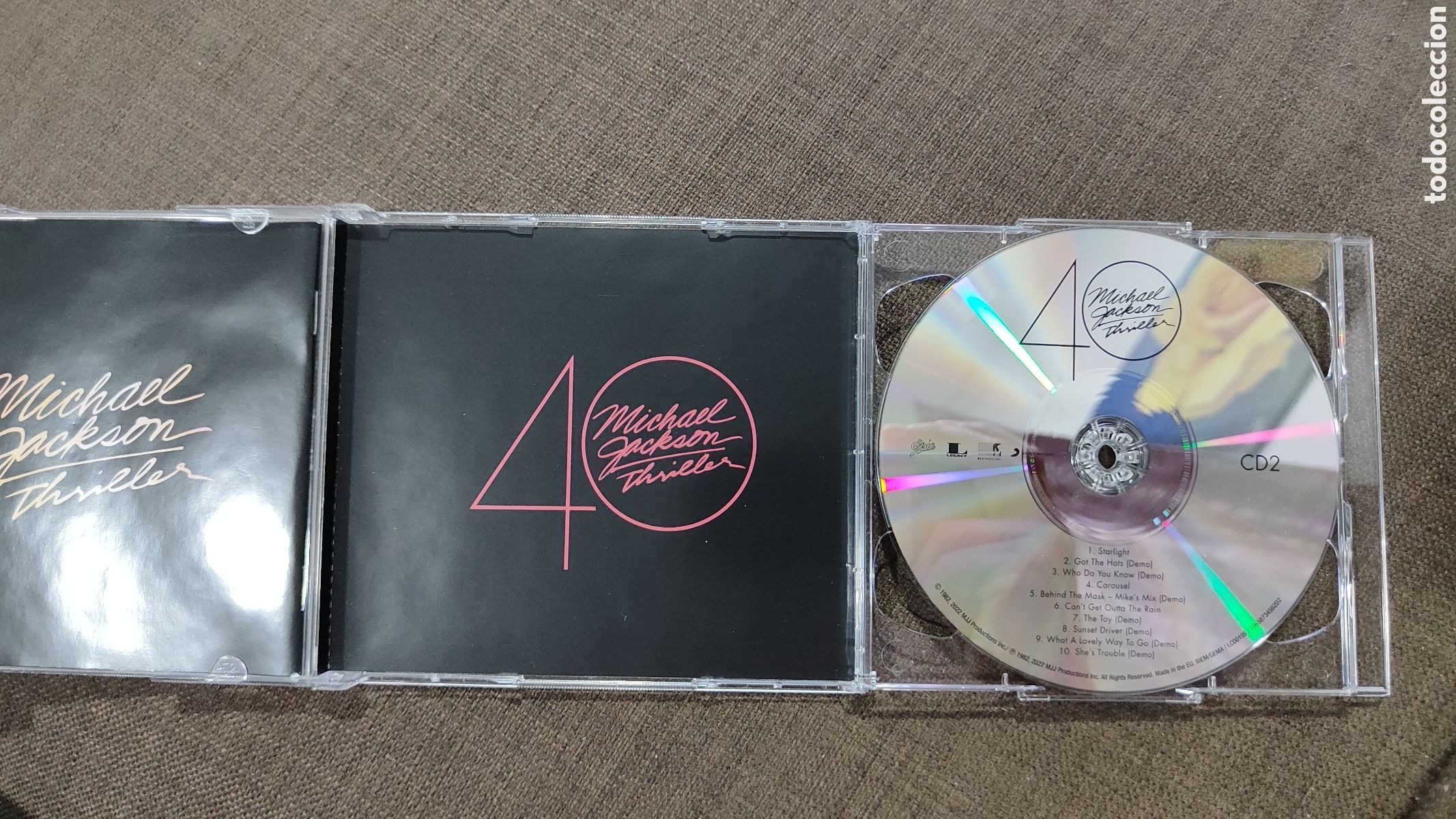 CDs de m&uacute;sica: 2CDS MICHAEL JACKSON THRILLER PERFECTO ESTADO - Foto 4