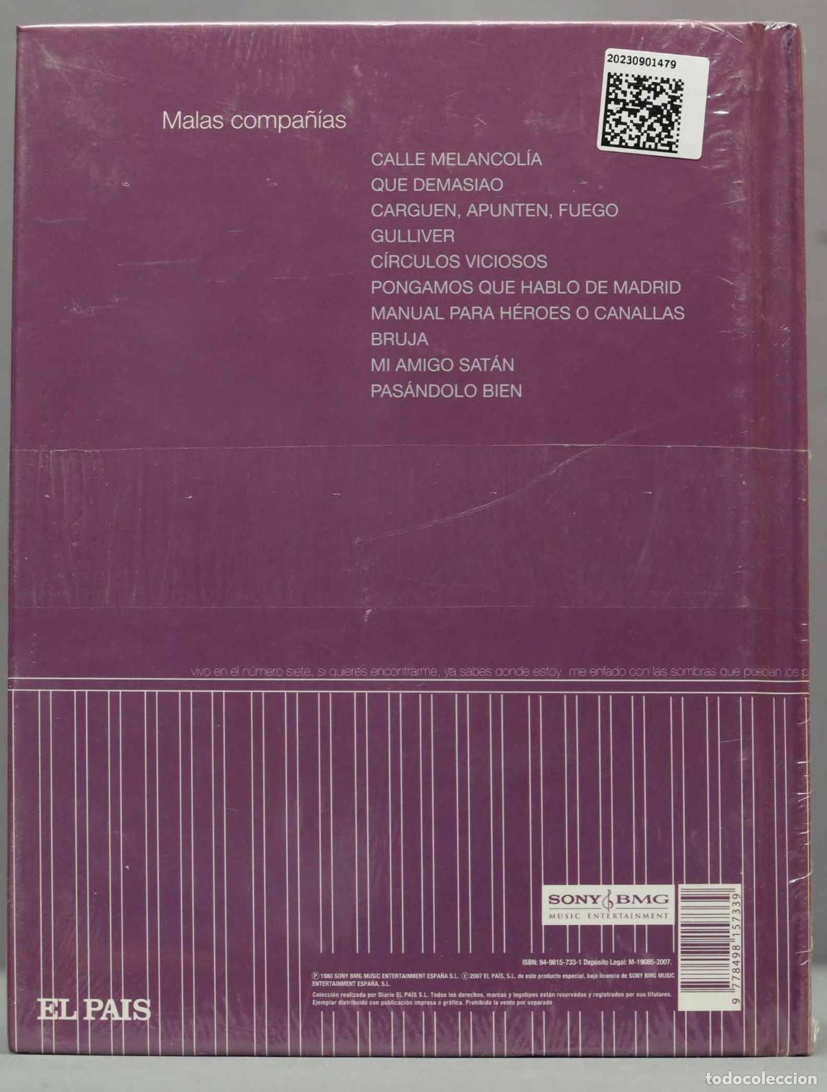 CDs de m&uacute;sica: CD. SABINA. MALAS COMPA&Ntilde;IAS. 10. PRECINTADO - Foto 2