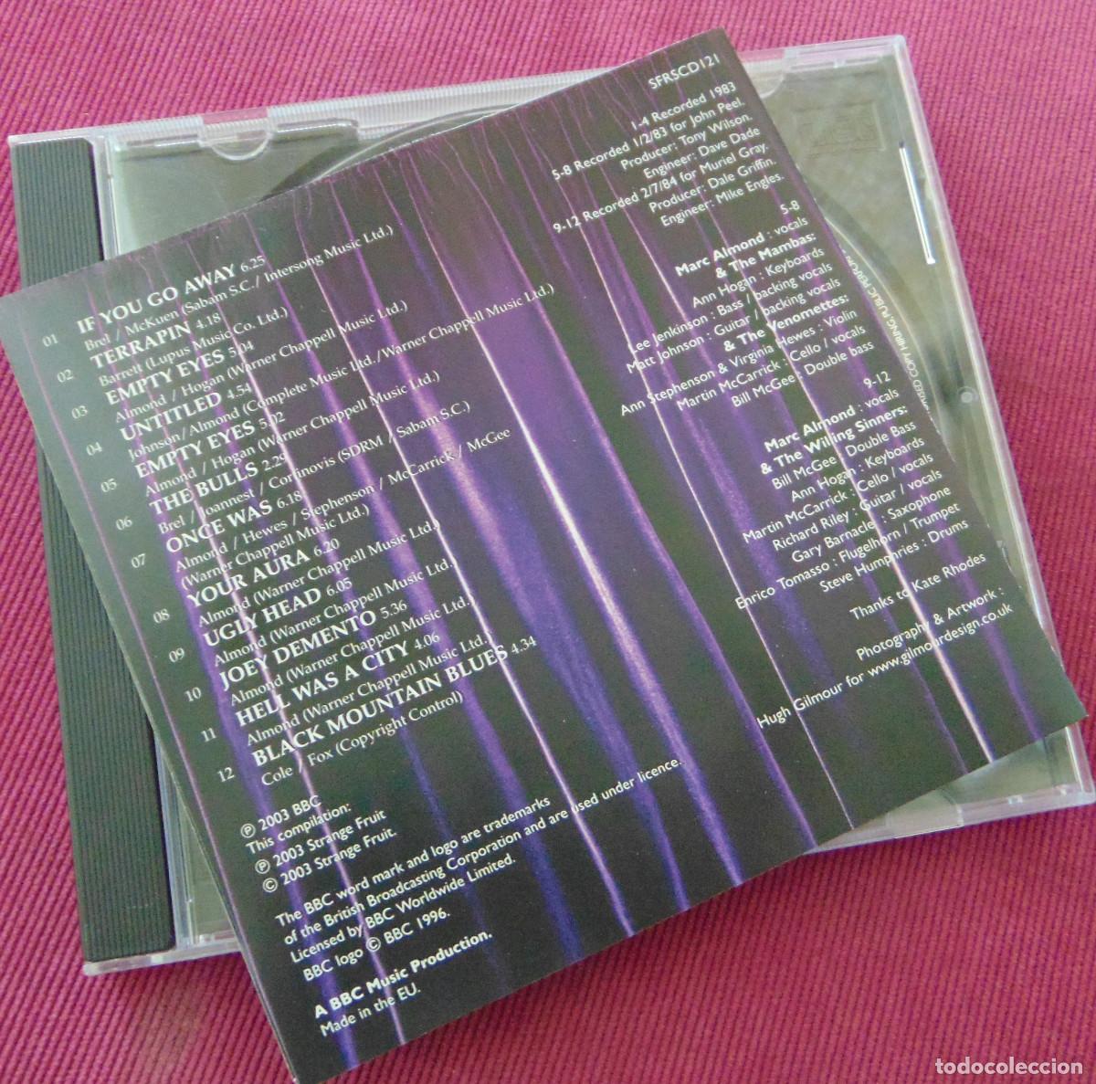 CDs de m&uacute;sica: MARC ALMOND &ndash; In Session (Volume One) - CD BBC 2003 - Foto 3