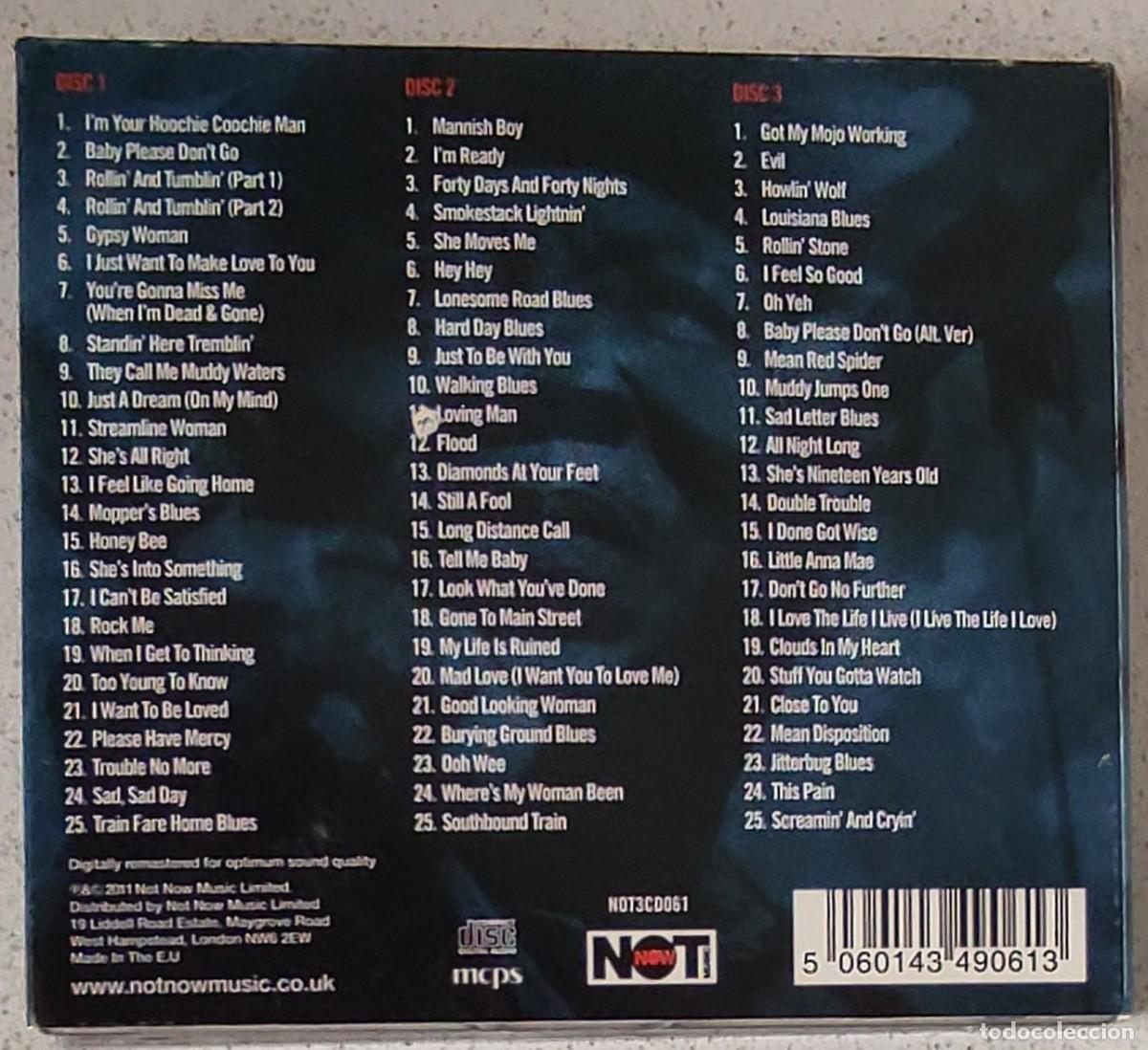 CDs de m&uacute;sica: MUDDY WATERS - ANTHOLOGY (3CD) 2011 - 75 TEMAS - DIGIPACK - Foto 4