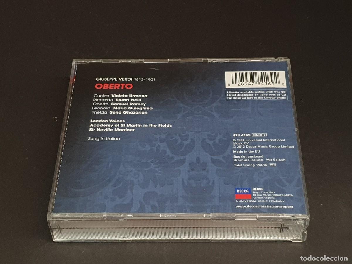 CDs de m&uacute;sica: 2CD NUEVO - VERDI: OBERTO - Foto 4