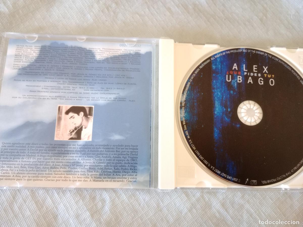CDs de m&uacute;sica: ALEX UBAGO / &iquest; QUE PIDES T&Uacute; ? CD - Foto 3