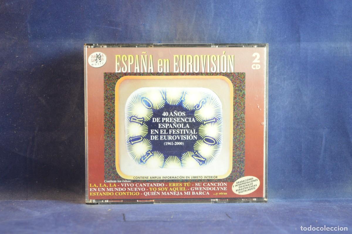 CDs de m&uacute;sica: VARIOUS &ndash; ESPA&Ntilde;A EN EUROVISI&Oacute;N - 2 CD - Foto 1