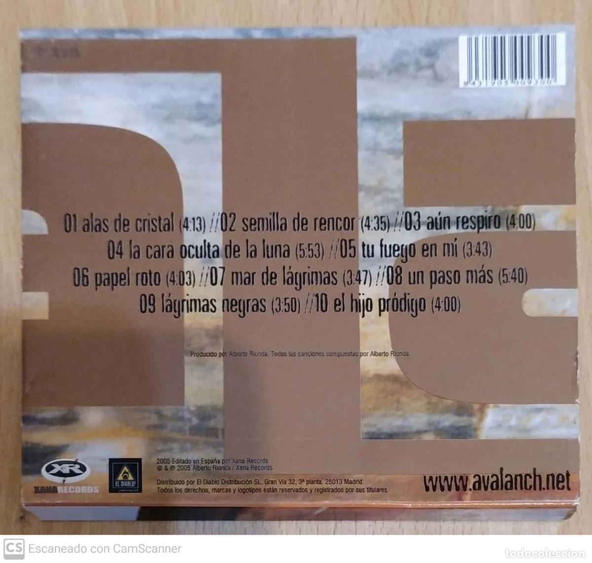 CDs de m&uacute;sica: AVALANCH (EL HIJO PRODIGO) CD 2005 - Foto 2