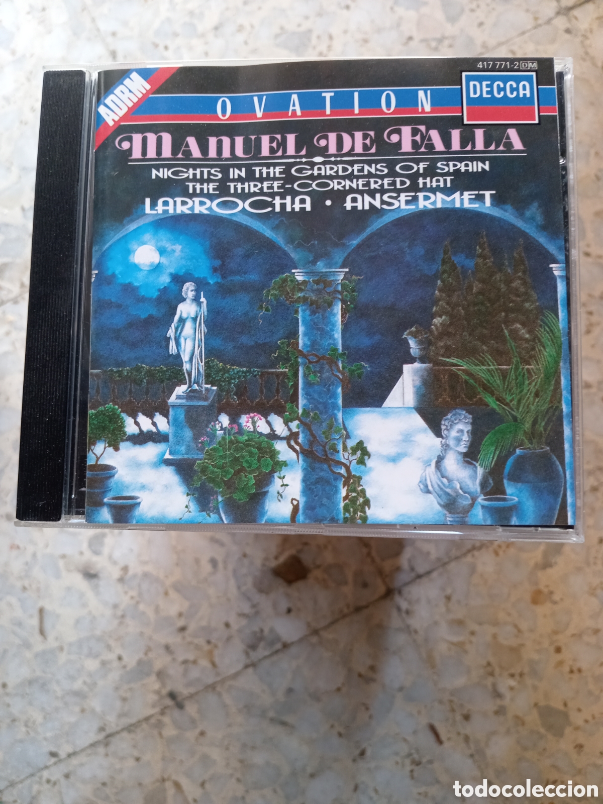 CDs de m&uacute;sica: CD MANUEL DE FALLA NIGHTS IN THE GARDENS OF SPAIN. LARROCHA ANSERMET. OVATION DECCA