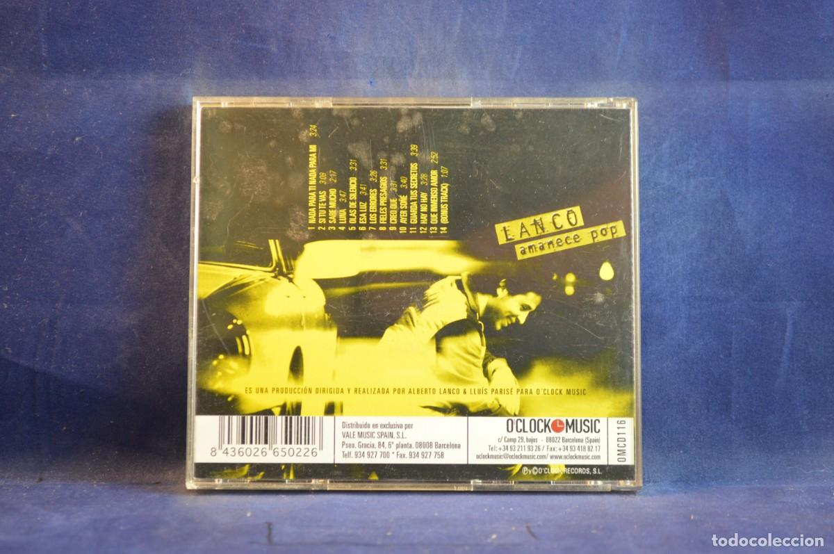 CDs de m&uacute;sica: LANCO &ndash; AMANECE POP - CD - Foto 2