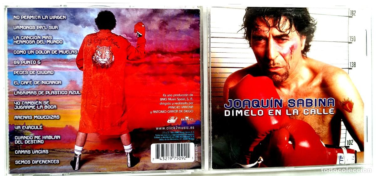 CDs de m&uacute;sica: JOAQUIN SABINA. D&Iacute;MELO EN LA CALLE. CDs. - Foto 1