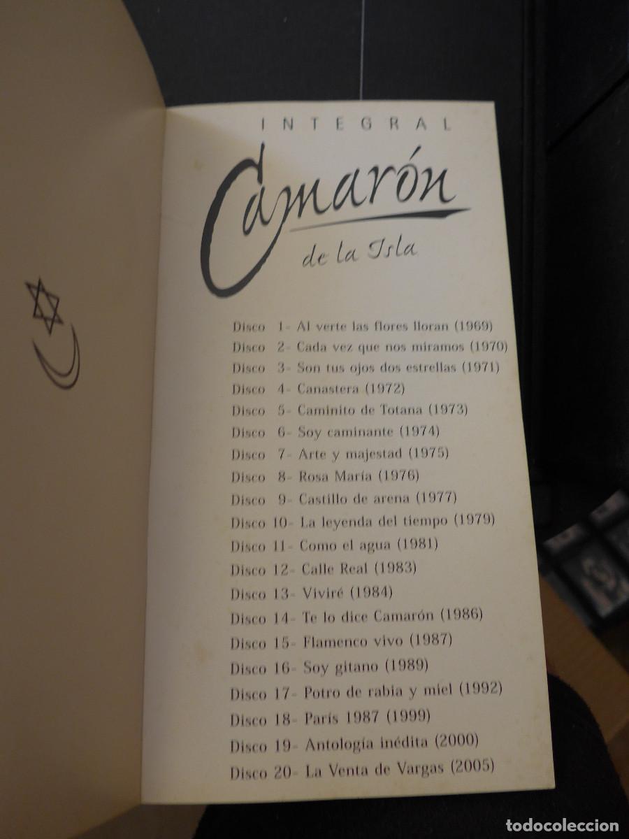 CDs de m&uacute;sica: CAMARON DE LA ISLA - INTEGRAL - CAJA CON LIBRO Y 20 CDS - Foto 10