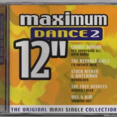 CDs de Música: CD - MAXIMUM DANCE 2 - 12” - THE ORIGINAL MAXI SINGLE COLLECTION