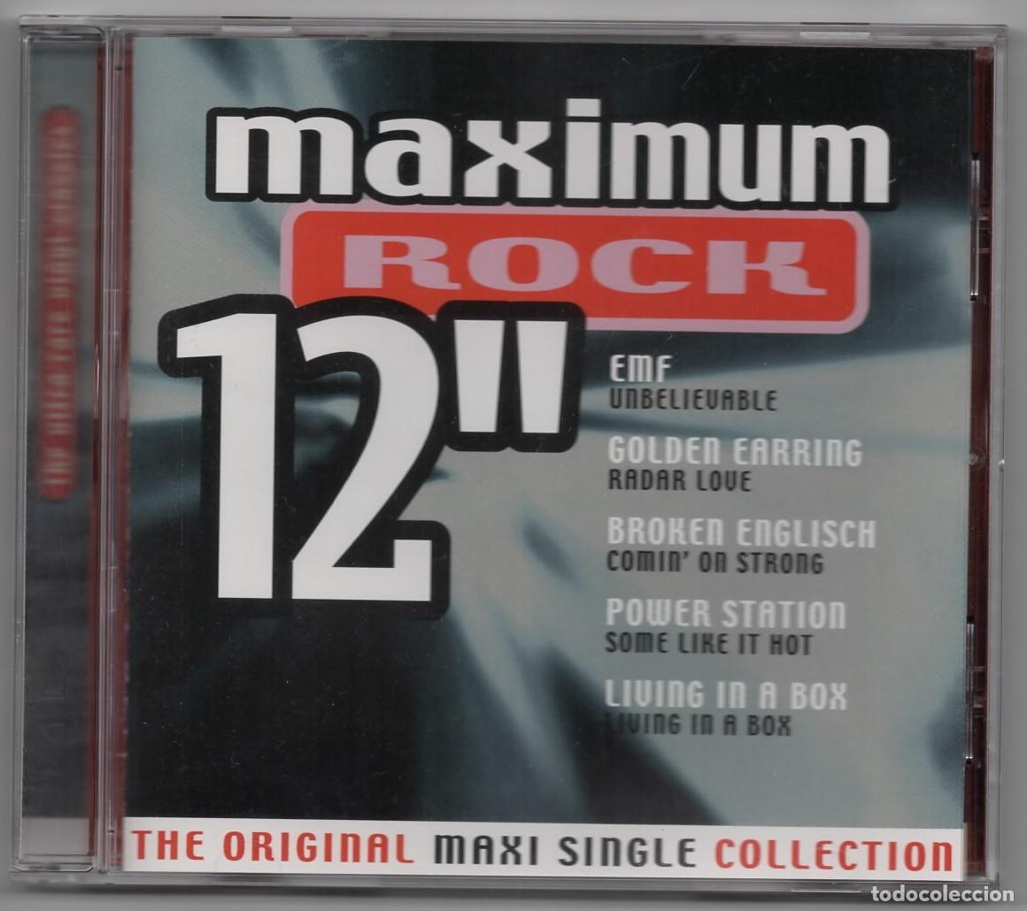 CDs de m&uacute;sica: CD - MAXIMUM ROCK - 12&rdquo; - THE ORIGINAL MAXI SINGLE COLLECTION - Foto 1