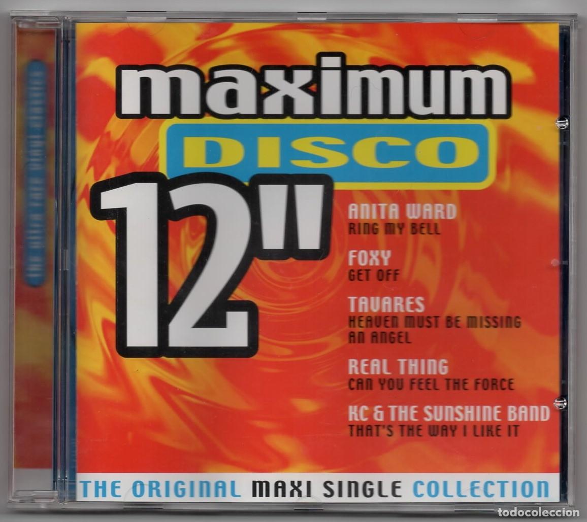 CDs de m&uacute;sica: CD - MAXIMUM DISCO - 12&rdquo; - THE ORIGINAL MAXI SINGLE COLLECTION - Foto 1
