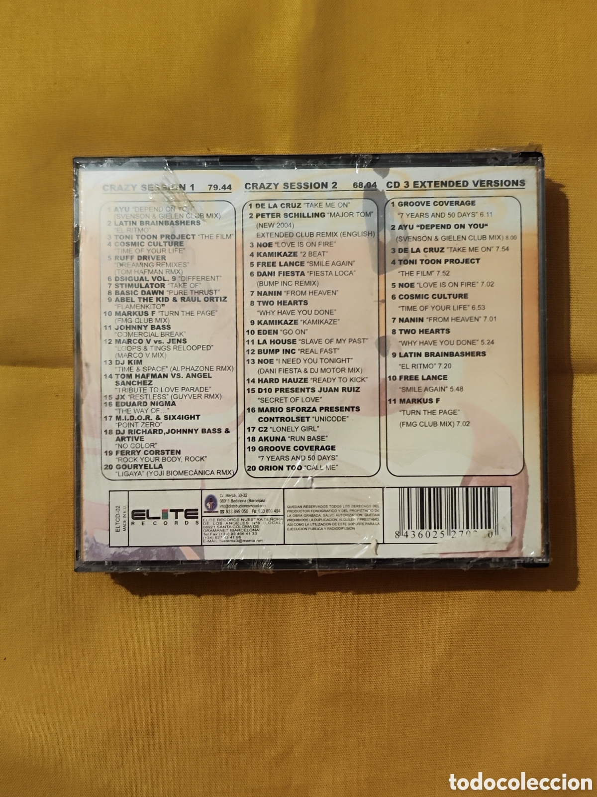 CDs de m&uacute;sica: ⚫ LIQUIDACI&Oacute;N ⚫ 3CD CRAZY SESSIONS PRECINTADO - Foto 2