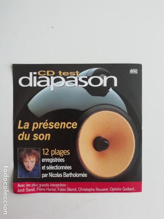 Music CDs: Diapason Novembre 2004 CD Test 2004 La pr&eacute;sence du Son par Nicolas Bartholom&eacute;e