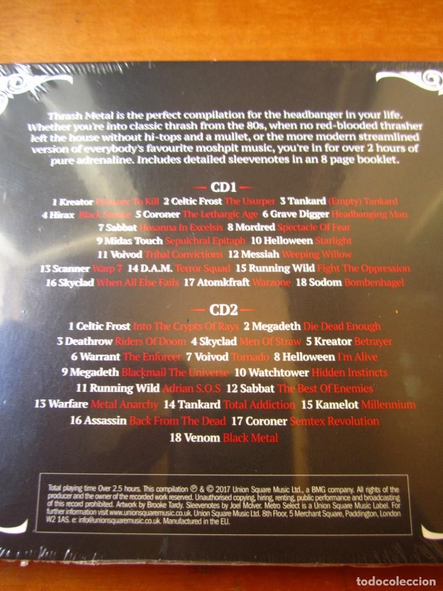 CDs de m&uacute;sica: Thrash Metal 2 CDs Pack - Foto 4