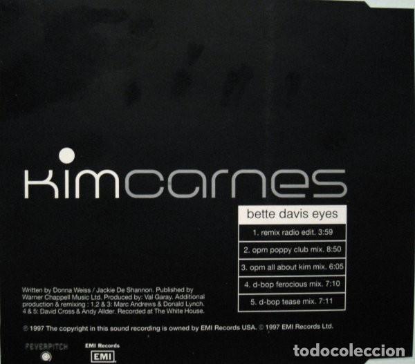 CDs de m&uacute;sica: Kim Carnes &ndash; Bette Davis Eyes - Foto 2