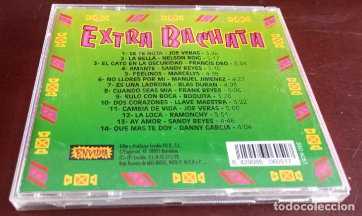 CDs de m&uacute;sica: CD - EXTRA BACHATA - VERSIONES ORIGINALES - 1998 - Foto 2