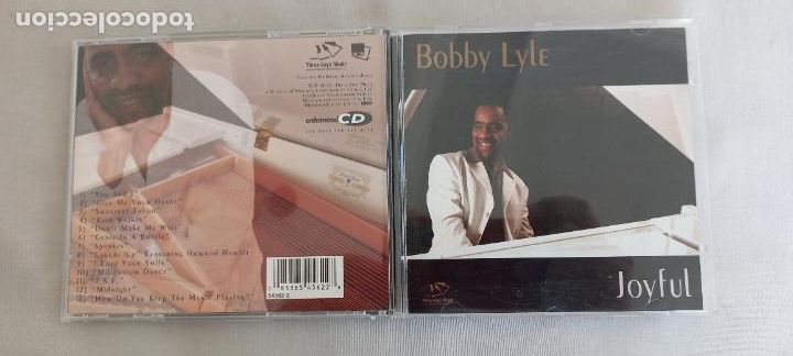 CDs de m&uacute;sica: BOBBY LYLE - JOYFUL. CD. 54562-2. THREE KEYS / LIGHTYEAR - Foto 1