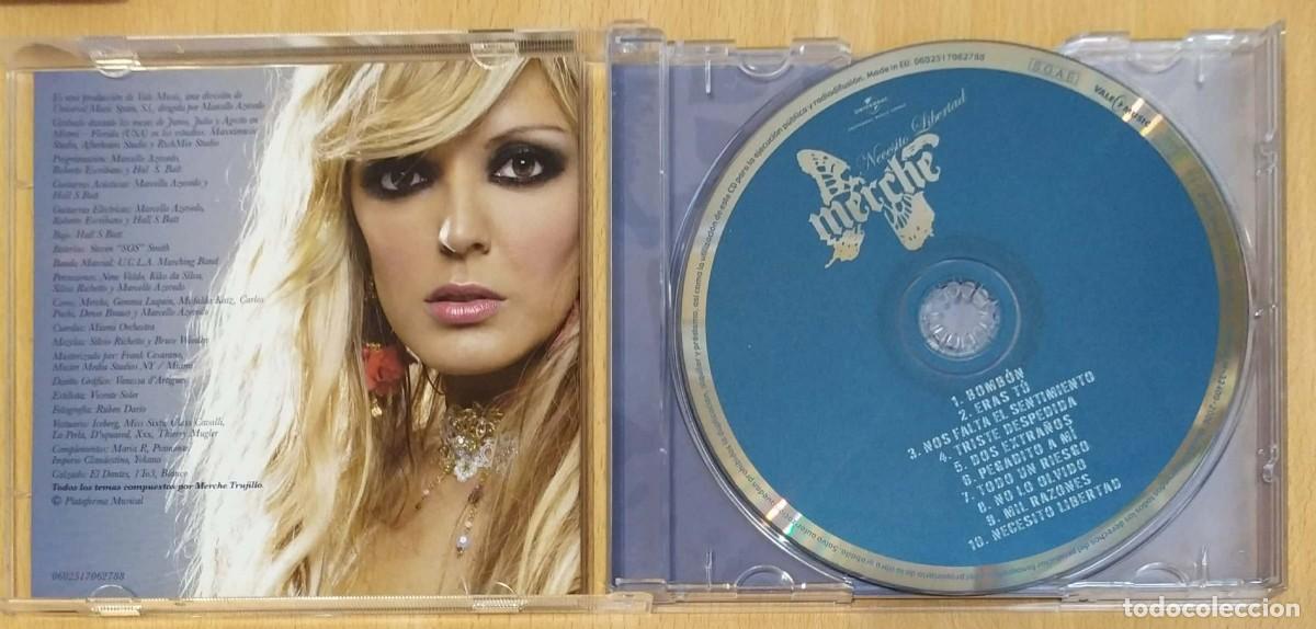 CDs de m&uacute;sica: MERCHE (NECESITO LIBERTAD) CD 2005 - Foto 3