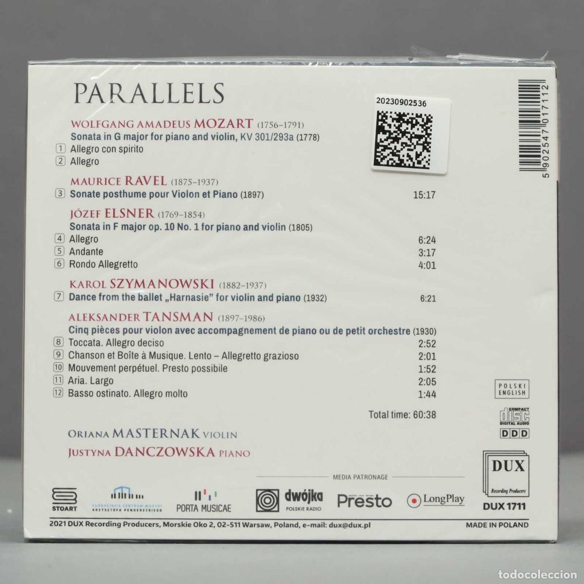 CDs de m&uacute;sica: CD. Oriana Masternak - Parallels. PRECINTADO - Foto 2