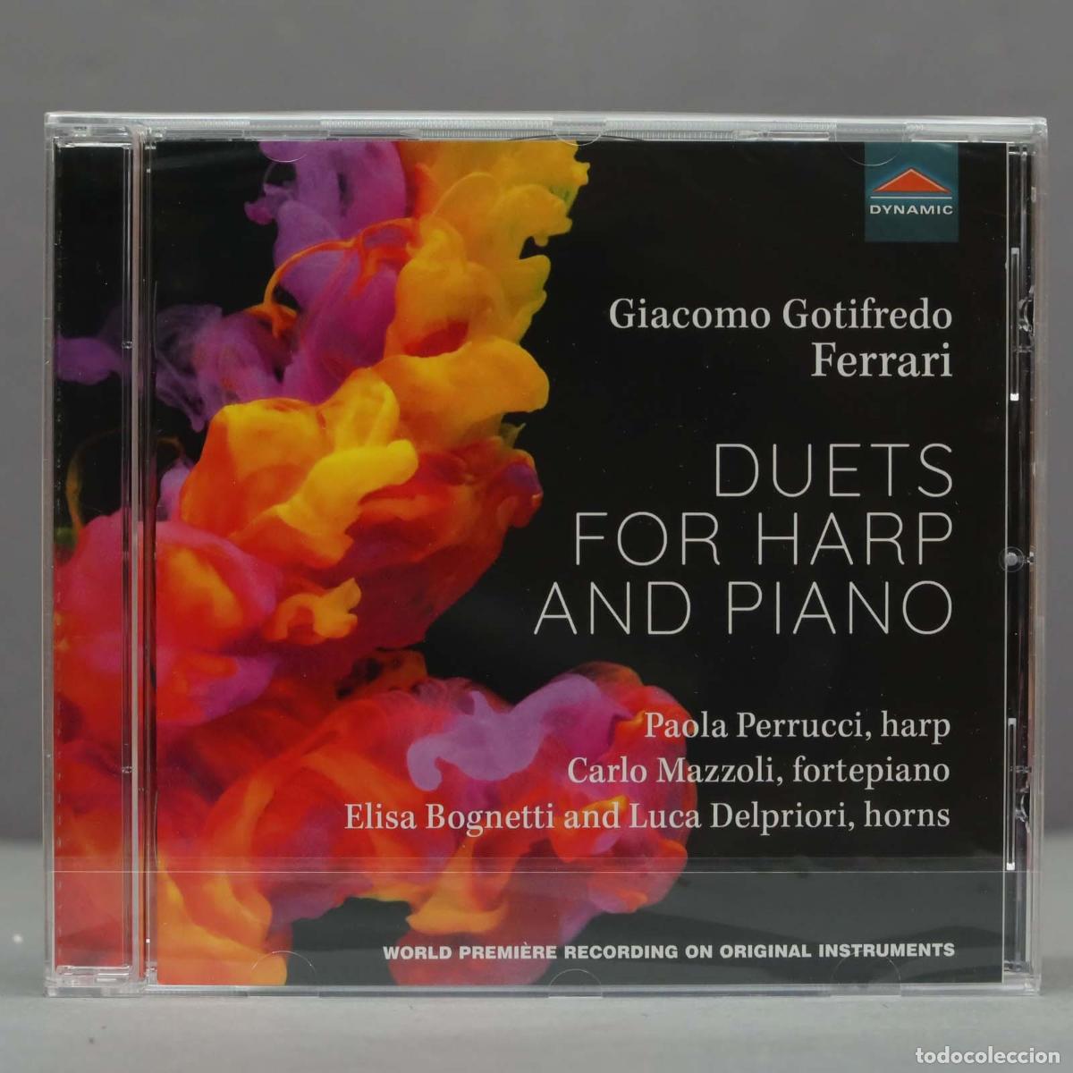 CDs de m&uacute;sica: CD. Perrucci/mazzoli/bognetti - Giacomo Gotifredo Ferrari: Duets for Harp and Piano. PRECINTADO