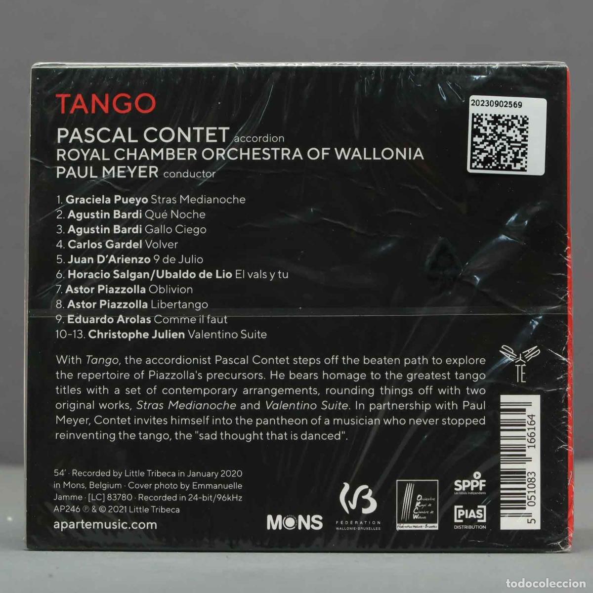 CDs de m&uacute;sica: CD. Pascal Contet - Tango. PRECINTADO - Foto 2