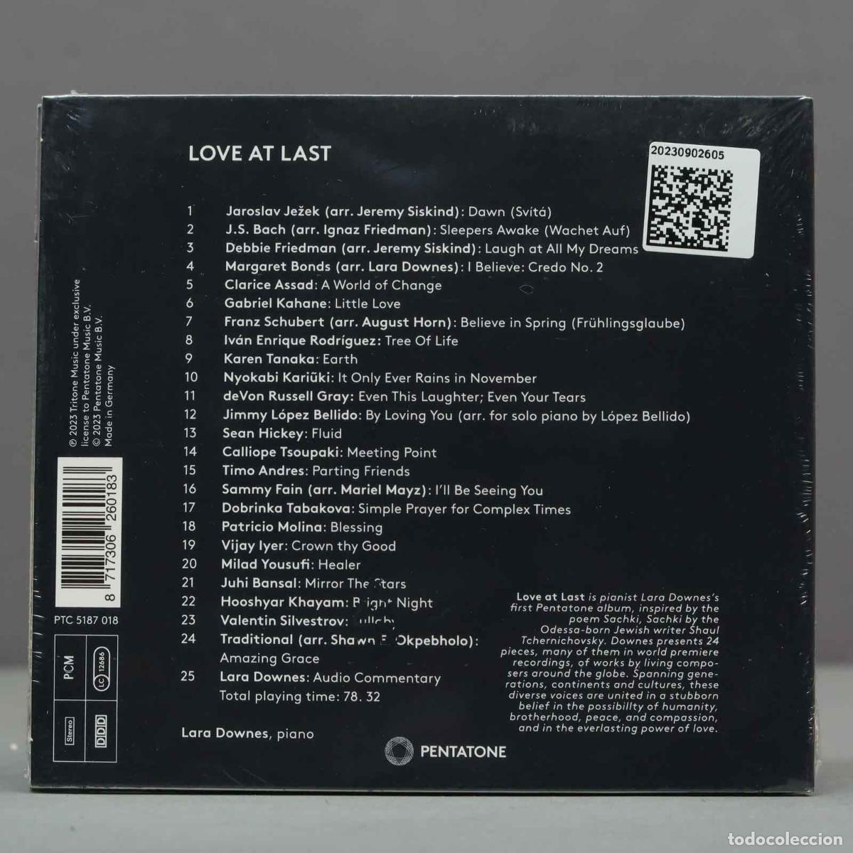 CDs de m&uacute;sica: CD. Lara Downes - Love at Last. PRECINTADO - Foto 2