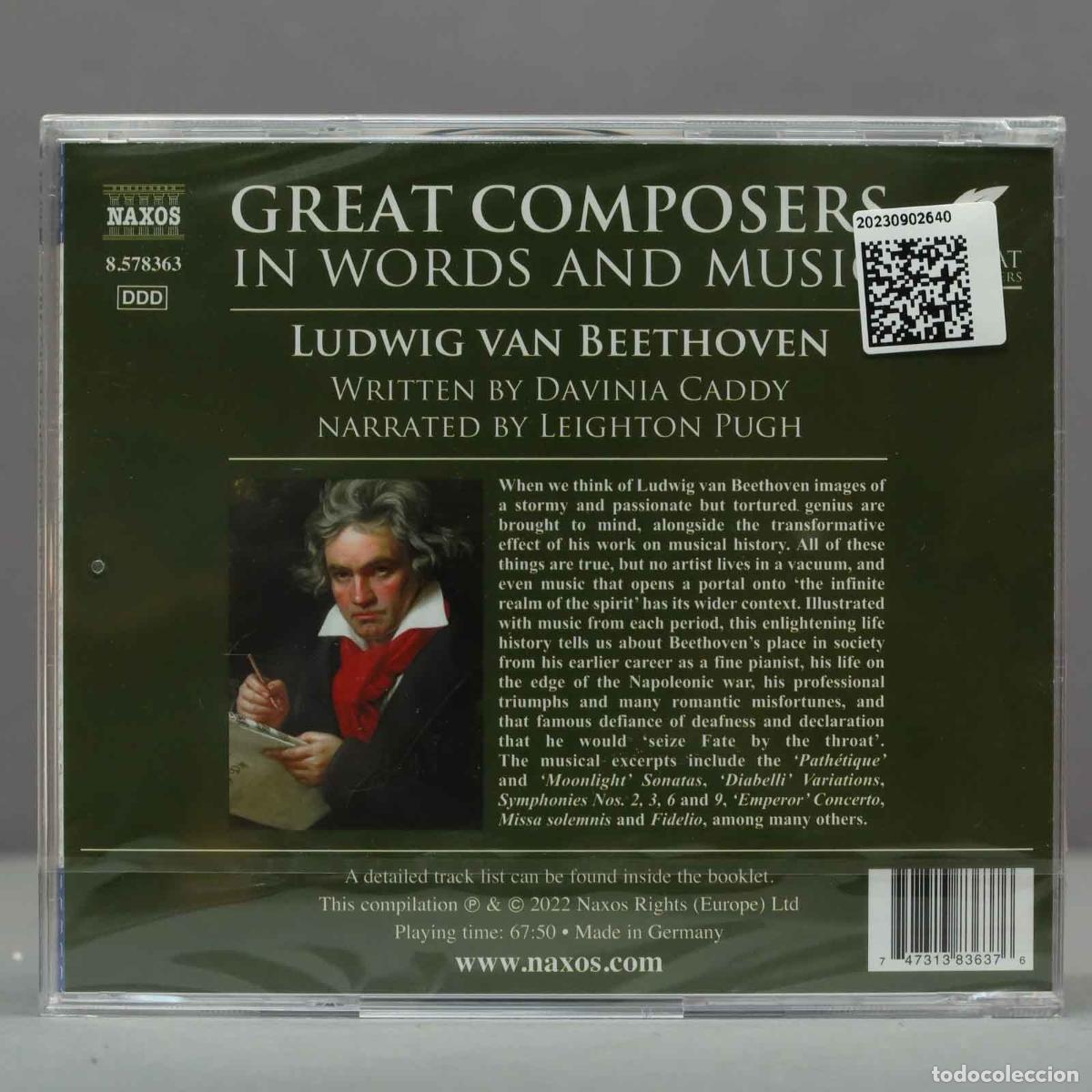 CDs de m&uacute;sica: CD. Beethoven - Great Composers in. PRECINTADO - Foto 2