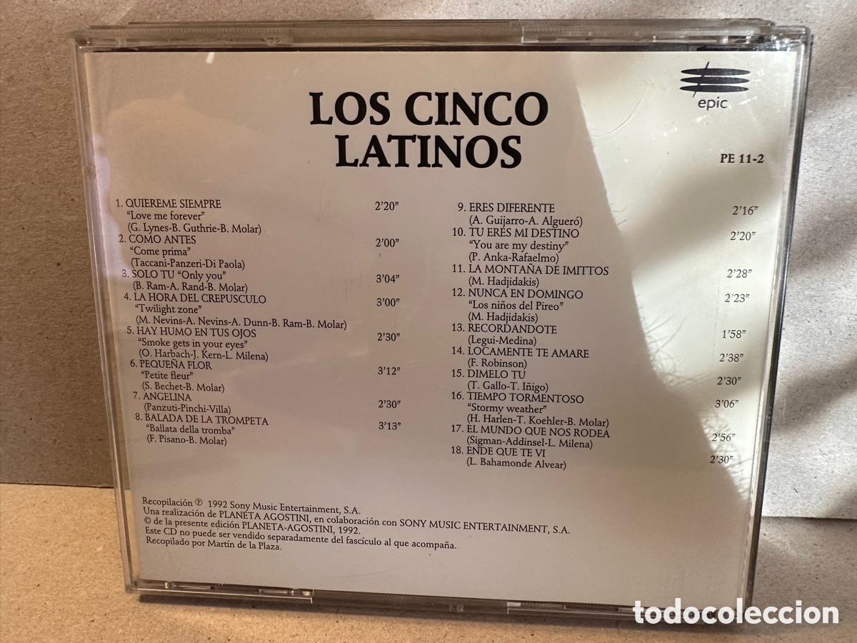 CDs de m&uacute;sica: Los Cinco Latinos - Los Cinco Latinos (CD, Comp) - Foto 2
